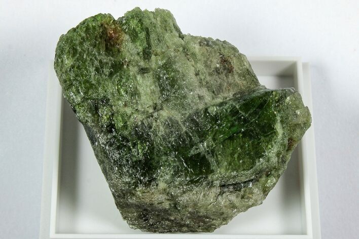 Lustrous Green Chrome Diopside - Minas Gerais, Brazil #344979